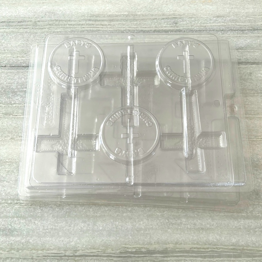 Chocolate candy molds.